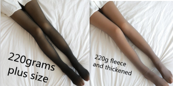 Cozy Plus Size Fleece-Lined Leggings for Winter Warmth. Order Now!