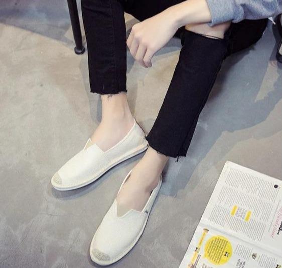 Leisure shoes linen grass woven fisherman's shoes