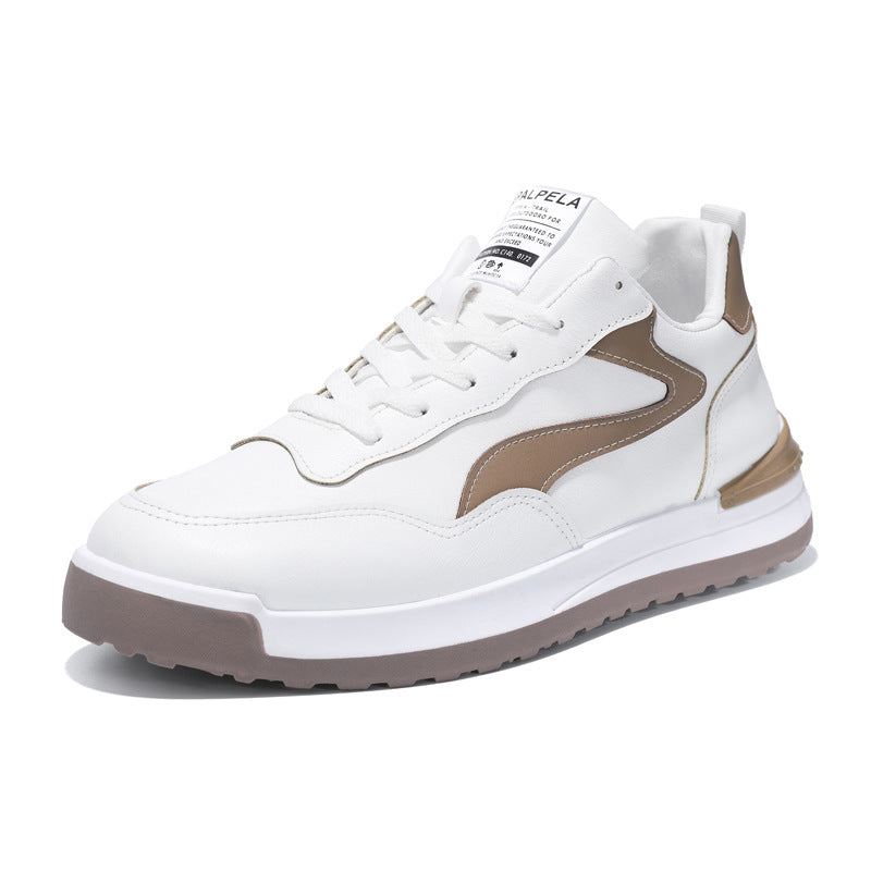 Men Trendy Lace-up Round-toe Flat-soled Outdoor Walking Running Shoes