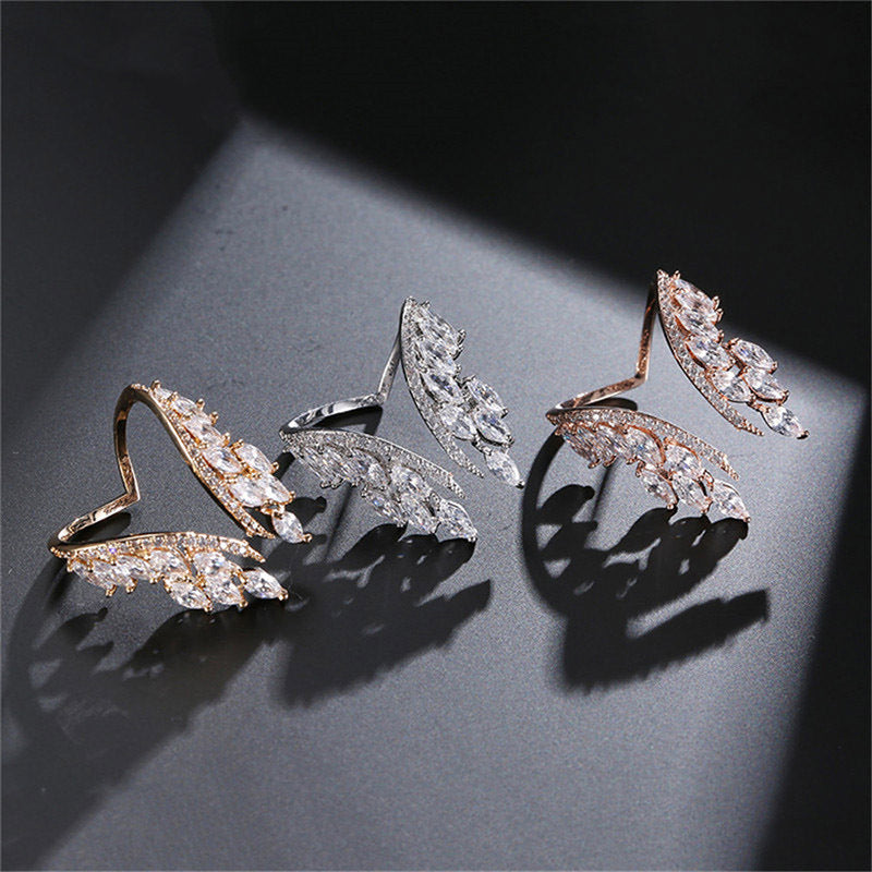 Exquisite Women's Rhinestone Rings Personalized Jewelry