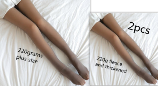 Cozy Plus Size Fleece-Lined Leggings for Winter Warmth. Order Now!