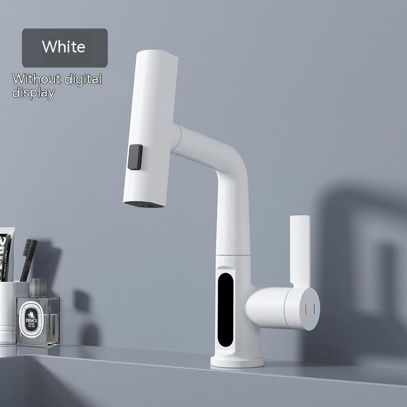 Intelligent Digital Display Pull-out Basin Faucet