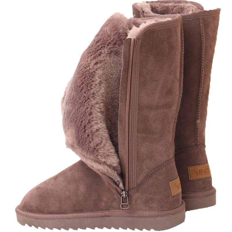 Fleece-lined Thickened Style Winter Boot