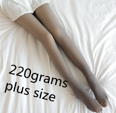 Cozy Plus Size Fleece-Lined Leggings for Winter Warmth. Order Now!