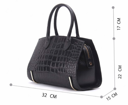 Leather handbags casual ladies shoulder diagonal