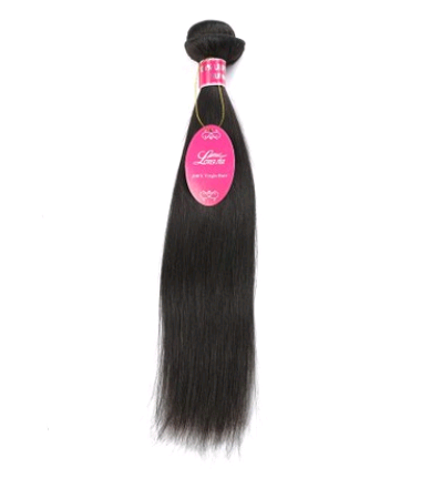 Real human hair straight natural color wig hair extension