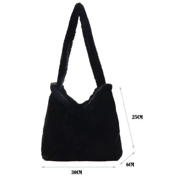 Plush Handbag For Women