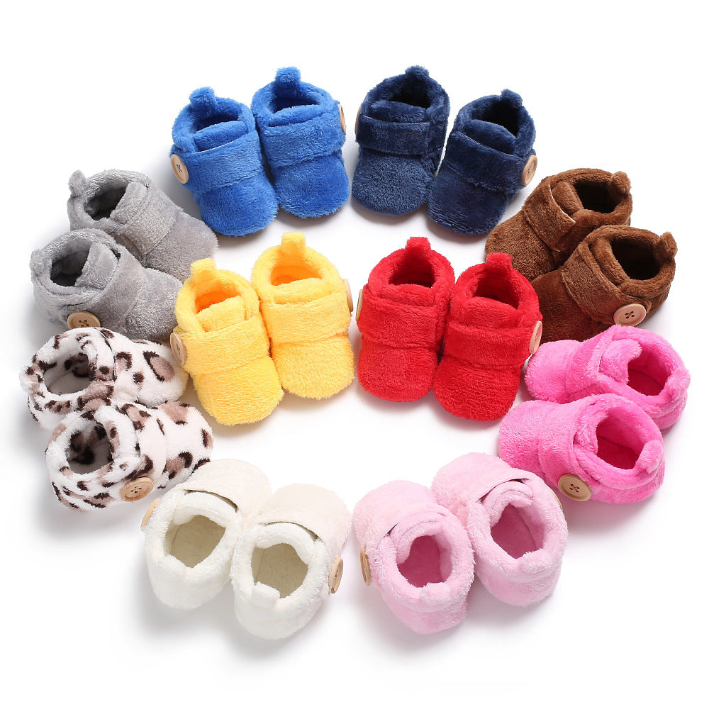Velcro baby soft soled walking shoes