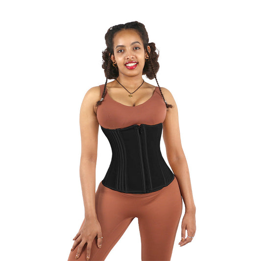 Latex Waist Trainer Waistband Sports Women's Belly Contracting