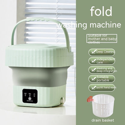 Portable Intelligent Digital Display Folding Washing Machine