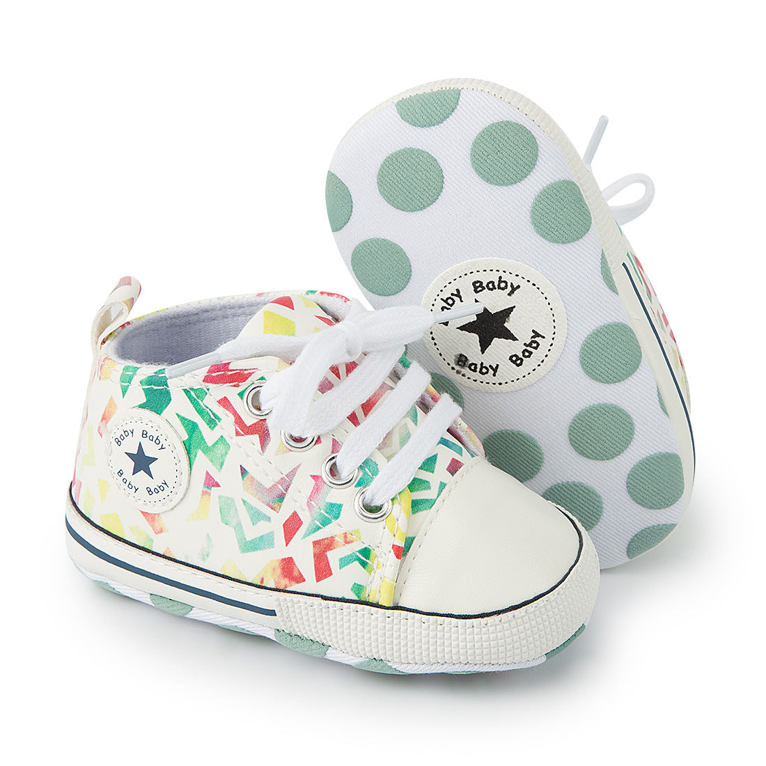 Baby Color Graffiti Baby Canvas Soft Sole Toddler Shoes