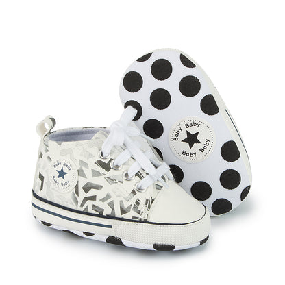 Baby Color Graffiti Baby Canvas Soft Sole Toddler Shoes
