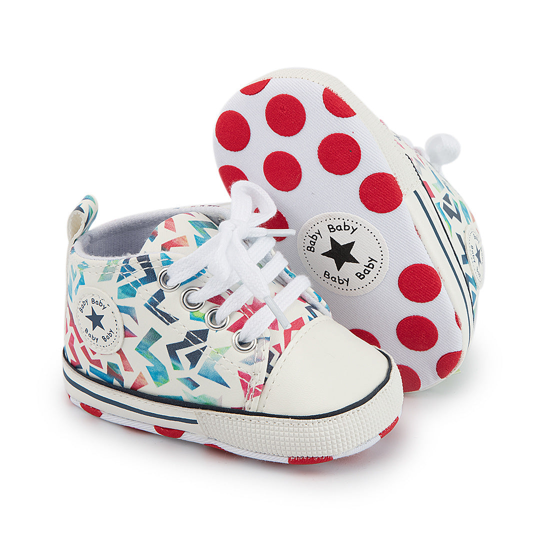 Baby Color Graffiti Baby Canvas Soft Sole Toddler Shoes