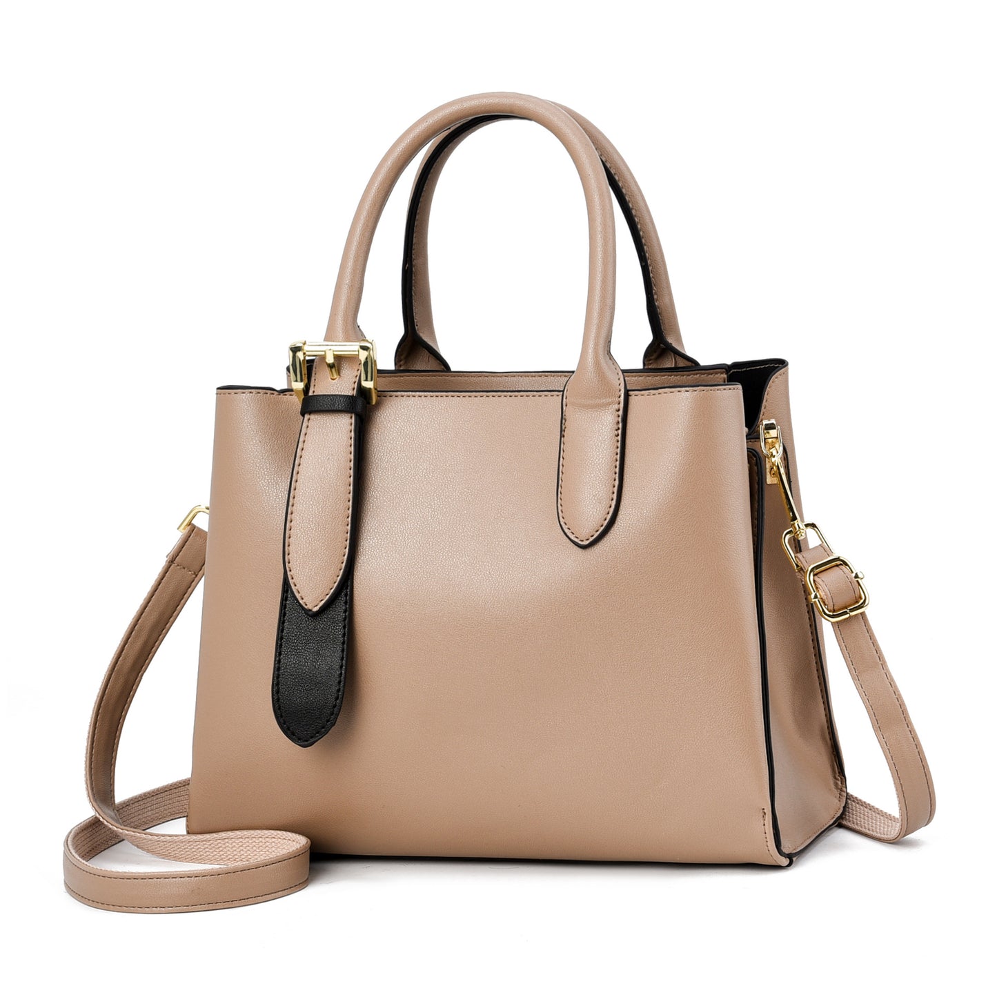 Ladies Fashion New Large-capacity Urban Simple Handbag Color Shoulder Bag
