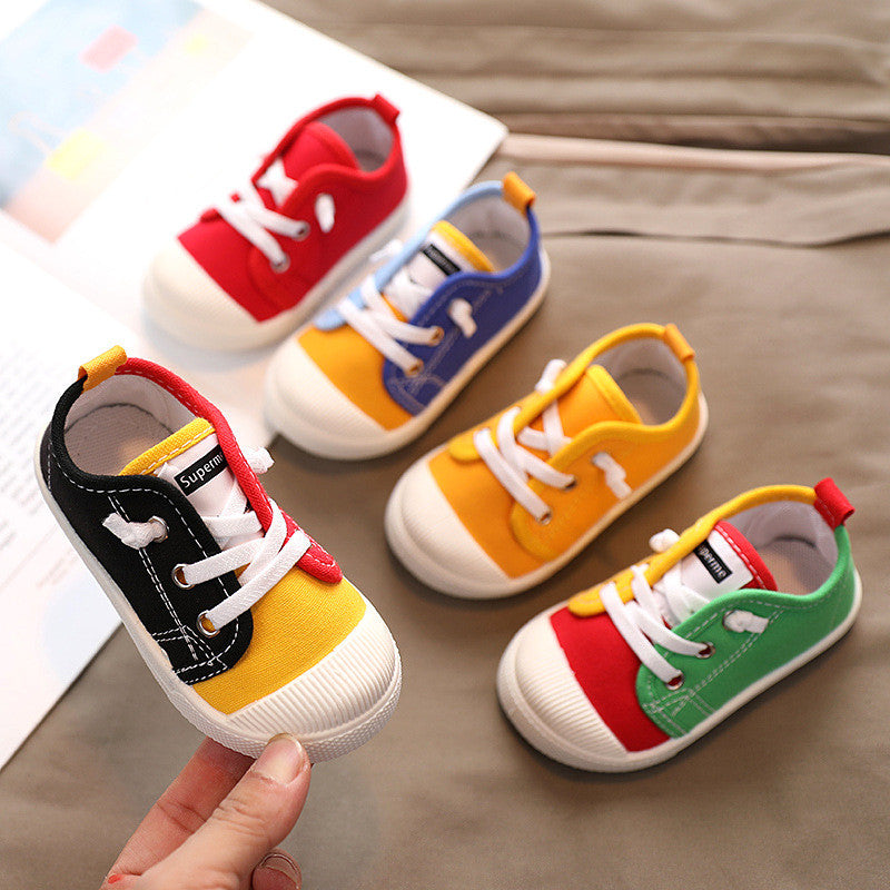 Kindergarten Indoor Baby Cloth Children Canvas Shoes