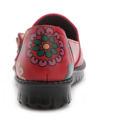 Ethnic Style Mother Soft-Soled Lazy Comfortable Flat Shoes