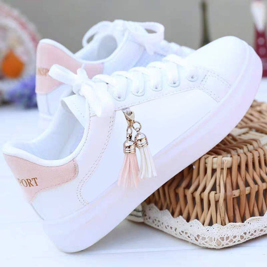 Mesh white breathable flat womens shoes
