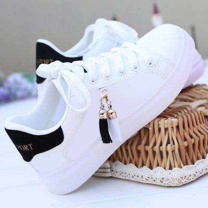 Mesh white breathable flat womens shoes
