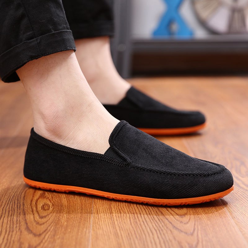 Men's Old Beijing Casual Shoes Driving Lazy Shoes Men's Cloth Shoes