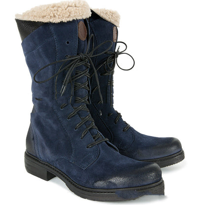 Large Size Snow Boots Autumn And Winter Low-Heeled Thick-Heeled Boots Women