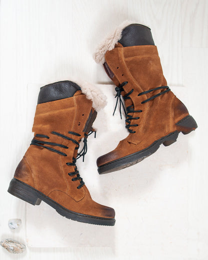 Large Size Snow Boots Autumn And Winter Low-Heeled Thick-Heeled Boots Women