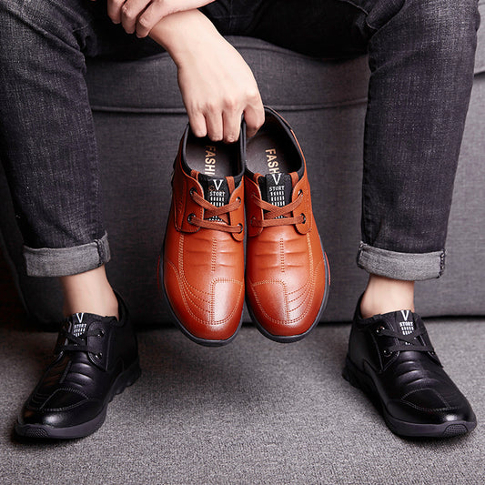 Men's Soft Leather Foot Men's Leather Shoes
