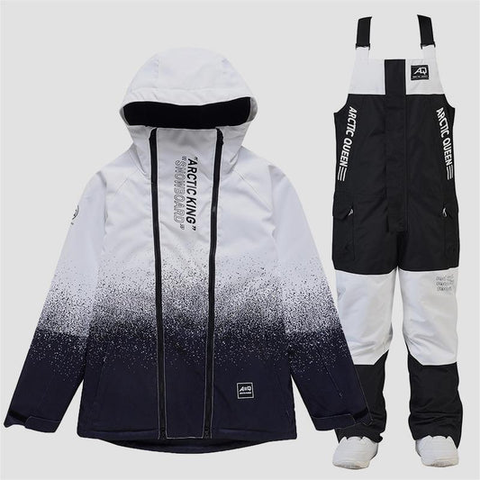 Women's Winter Outdoors Veneer Double Board Ski Polyester Pants