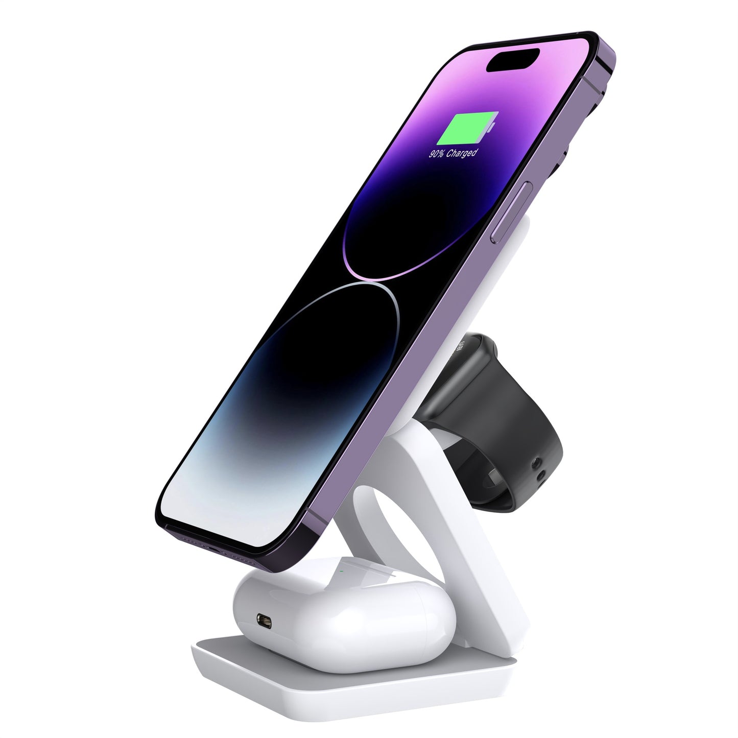 Portable Folding Three-in-one Wireless Magnetic Suction Charger