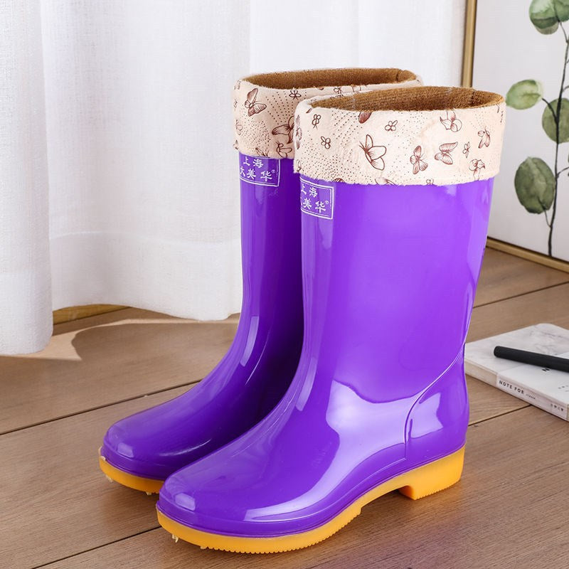 Rain boots waterproof rubber shoes