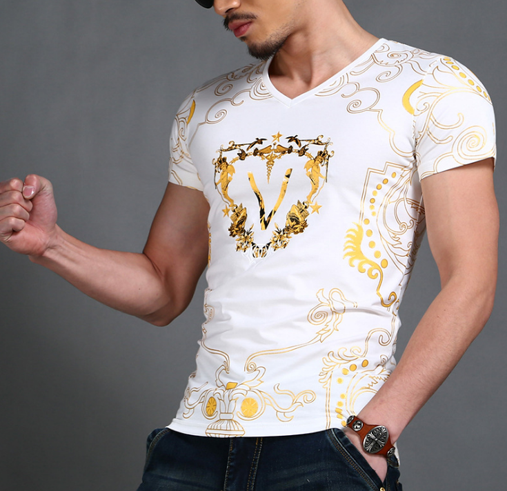 Gold Pattern Shirt