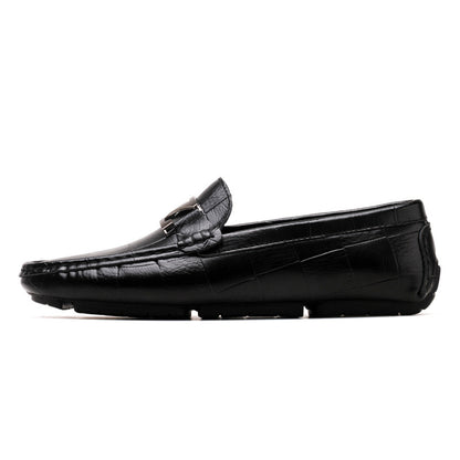 Low-top leather shoes loafer