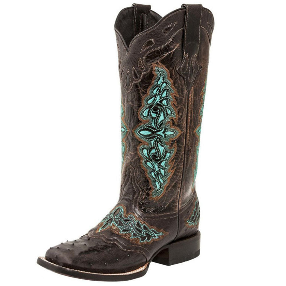 Women Color Mid Top Matching Knight Boots