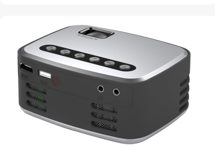 Black Mini Projector Led Home Theater Video