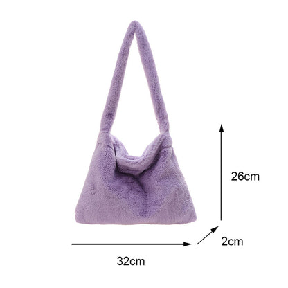 Plush Handbag For Women