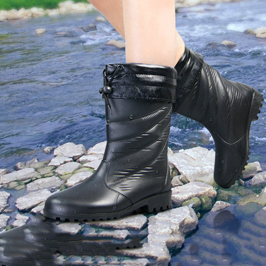 Waterproof Rubber Warm Rain Boots