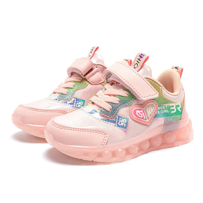 Girls Fashion Jelly Sole Sports Shoes