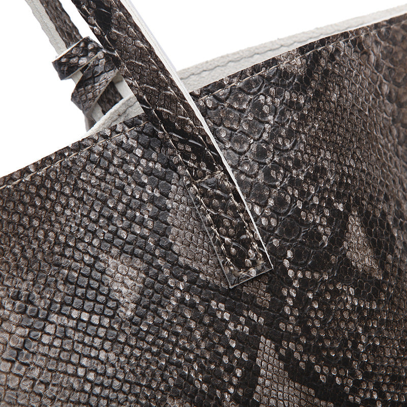 Fashion Forward: Euro-American Snake Print Bag
