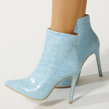 Pointed Toe Stilettos Ankle Boots For Women