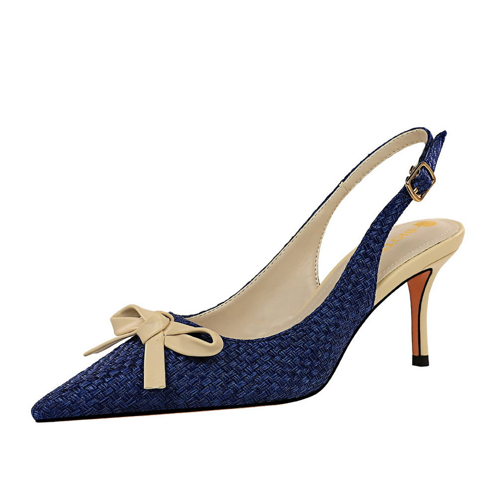 Pointed Toe Hollow High Heels