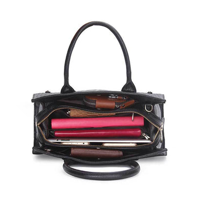 Leather handbags casual ladies shoulder diagonal