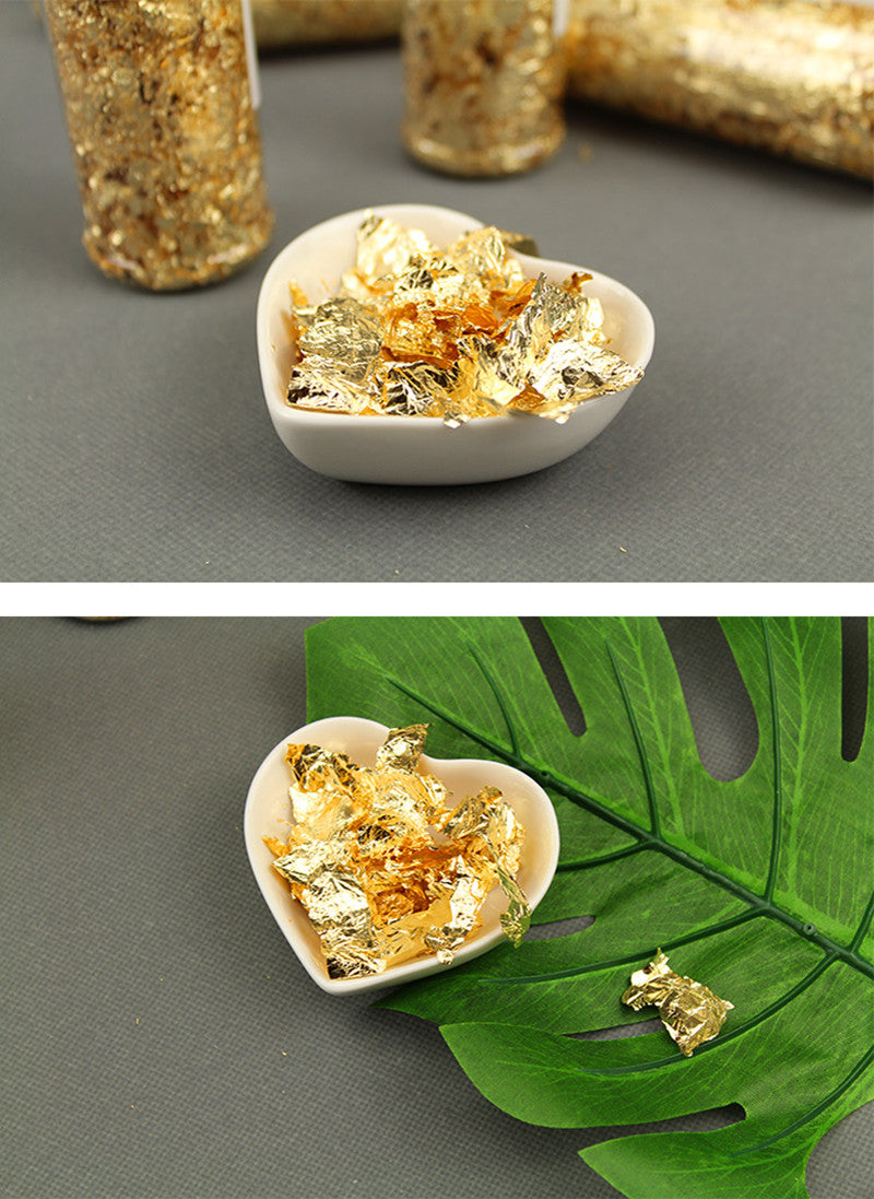 Edible decorative gold leaf