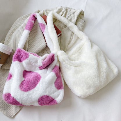 Plush Handbag For Women