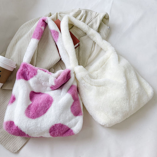 Plush Handbag For Women