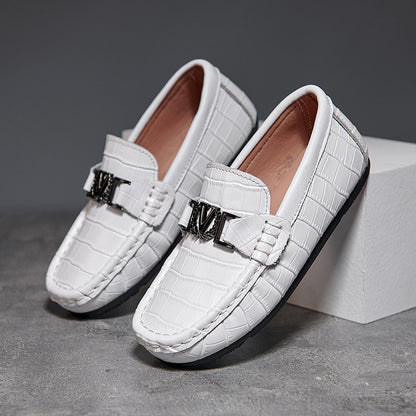 Children's Slip-on Leather Shoes