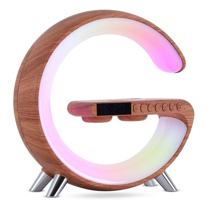 Intelligent G Shaped LED Lamp Bluetooth Wireless Charger Atmosphere Lamp
