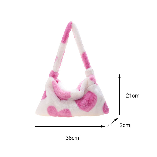 Plush Handbag For Women