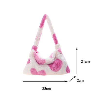 Plush Handbag For Women