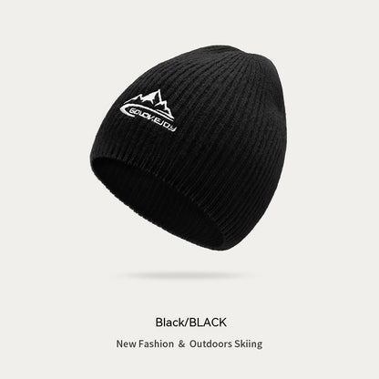 Outdoor Travel Skiing Thickened Wool Beanie Hat