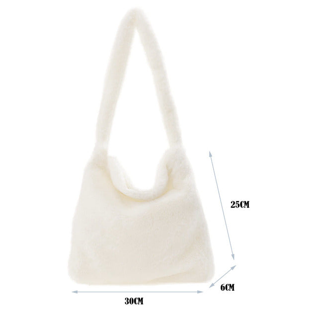 Plush Handbag For Women