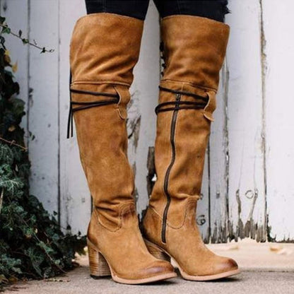 Autumn And Winter Warm Knee Boots